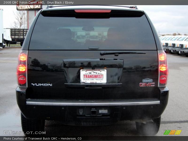 Onyx Black / Ebony 2008 GMC Yukon Denali AWD