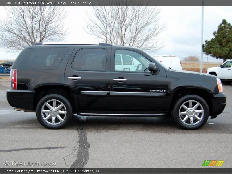 Onyx Black / Ebony 2008 GMC Yukon Denali AWD