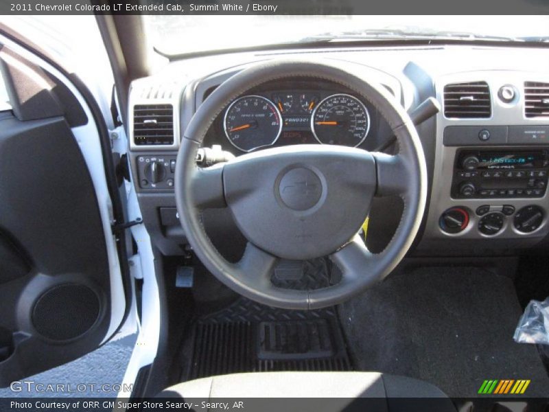 Summit White / Ebony 2011 Chevrolet Colorado LT Extended Cab