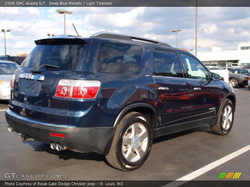 Deep Blue Metallic / Light Titanium 2008 GMC Acadia SLT