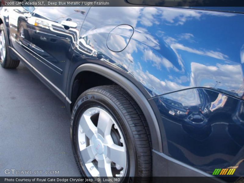 Deep Blue Metallic / Light Titanium 2008 GMC Acadia SLT