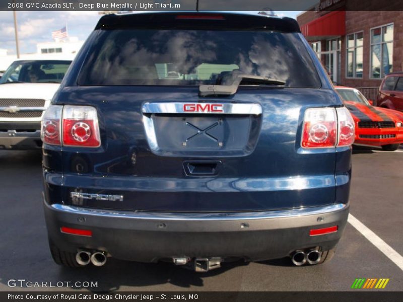 Deep Blue Metallic / Light Titanium 2008 GMC Acadia SLT