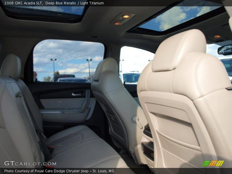 Deep Blue Metallic / Light Titanium 2008 GMC Acadia SLT