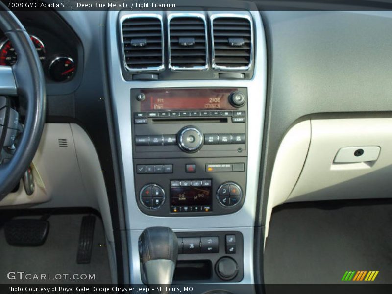 Deep Blue Metallic / Light Titanium 2008 GMC Acadia SLT