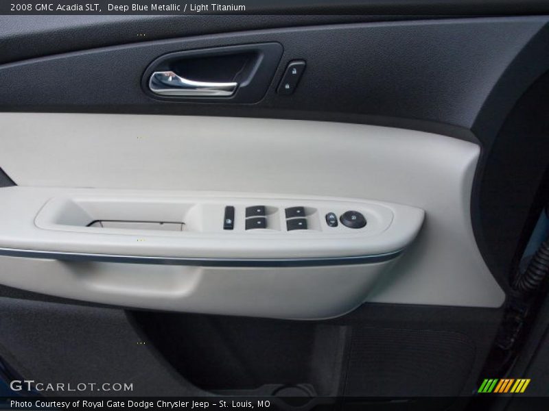 Deep Blue Metallic / Light Titanium 2008 GMC Acadia SLT