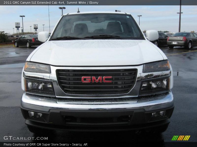 Summit White / Ebony 2011 GMC Canyon SLE Extended Cab 4x4