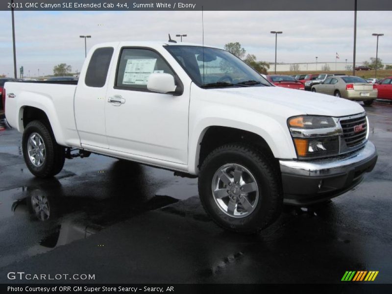  2011 Canyon SLE Extended Cab 4x4 Summit White