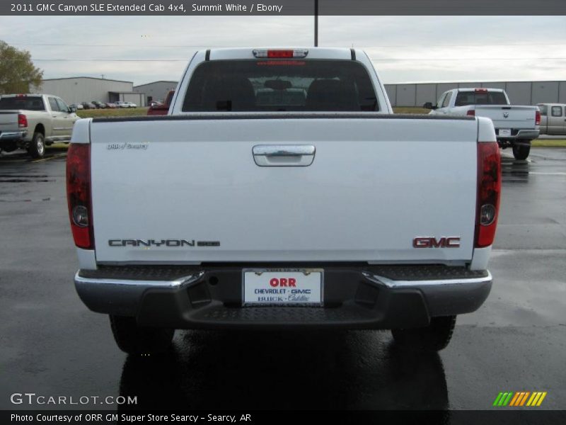 Summit White / Ebony 2011 GMC Canyon SLE Extended Cab 4x4