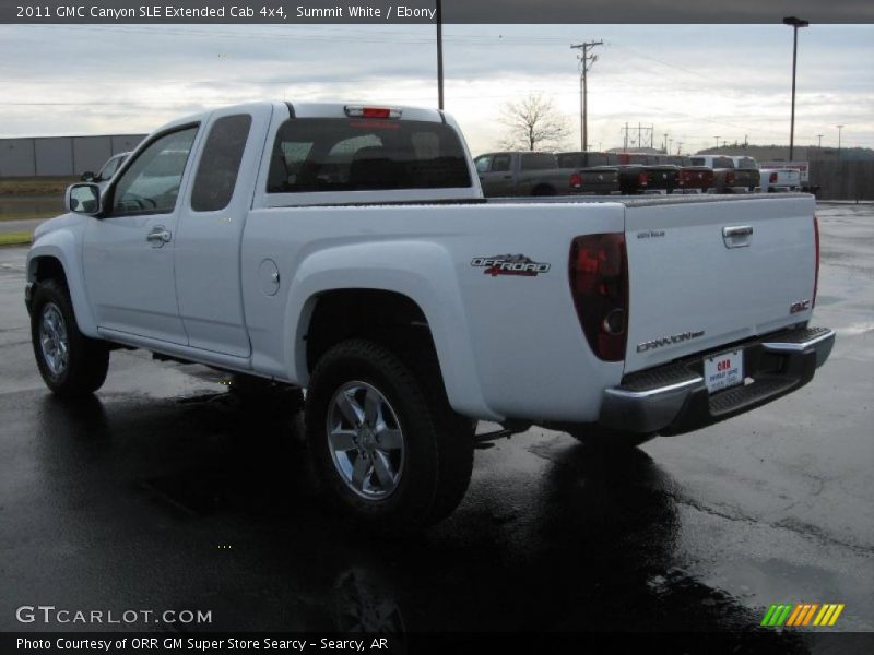 Summit White / Ebony 2011 GMC Canyon SLE Extended Cab 4x4