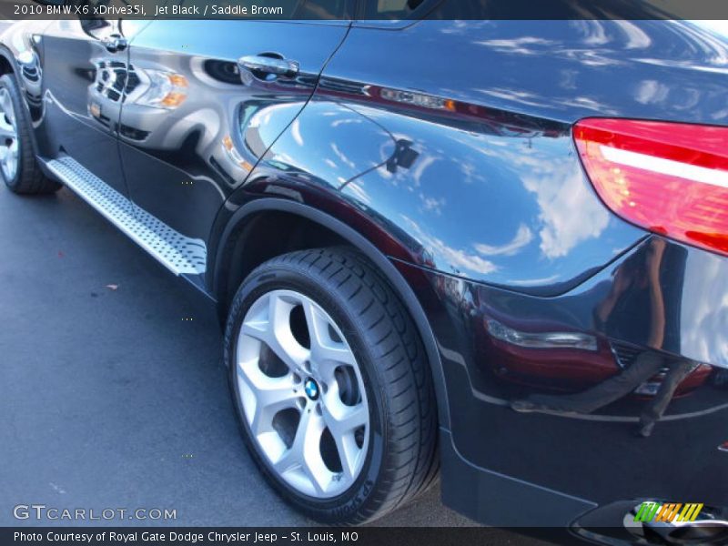 Jet Black / Saddle Brown 2010 BMW X6 xDrive35i