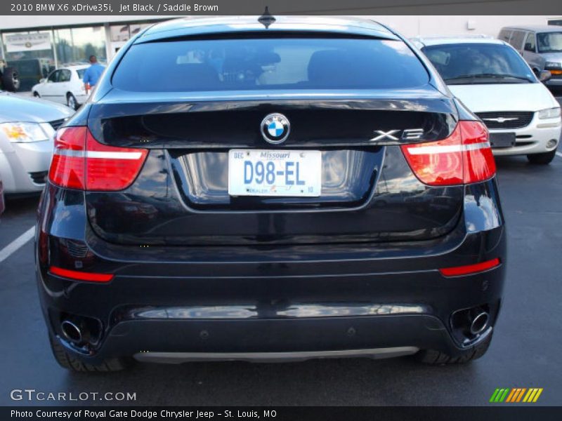 Jet Black / Saddle Brown 2010 BMW X6 xDrive35i