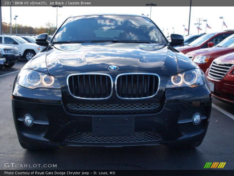 Jet Black / Saddle Brown 2010 BMW X6 xDrive35i