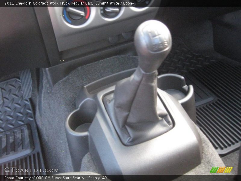  2011 Colorado Work Truck Regular Cab 5 Speed Manual Shifter