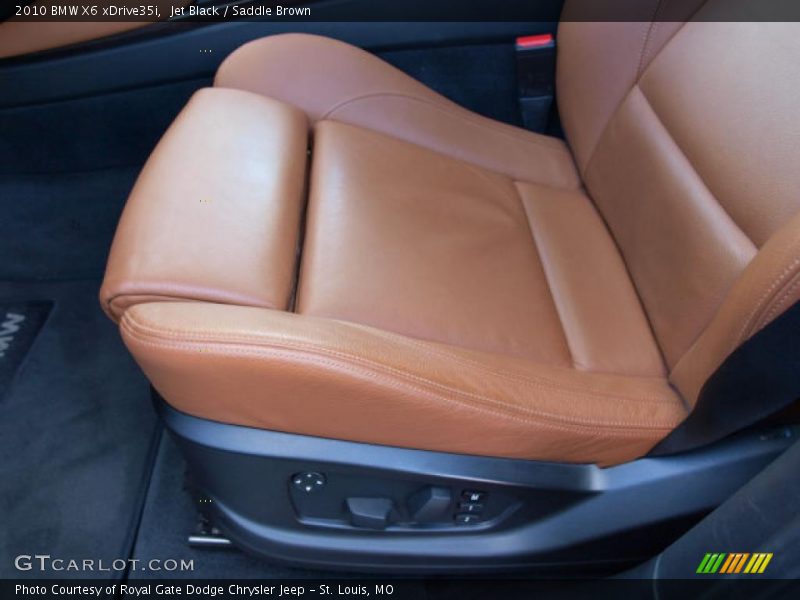  2010 X6 xDrive35i Saddle Brown Interior