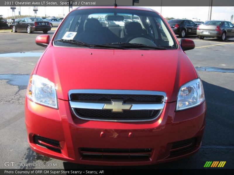 Sport Red / Charcoal 2011 Chevrolet Aveo LT Sedan