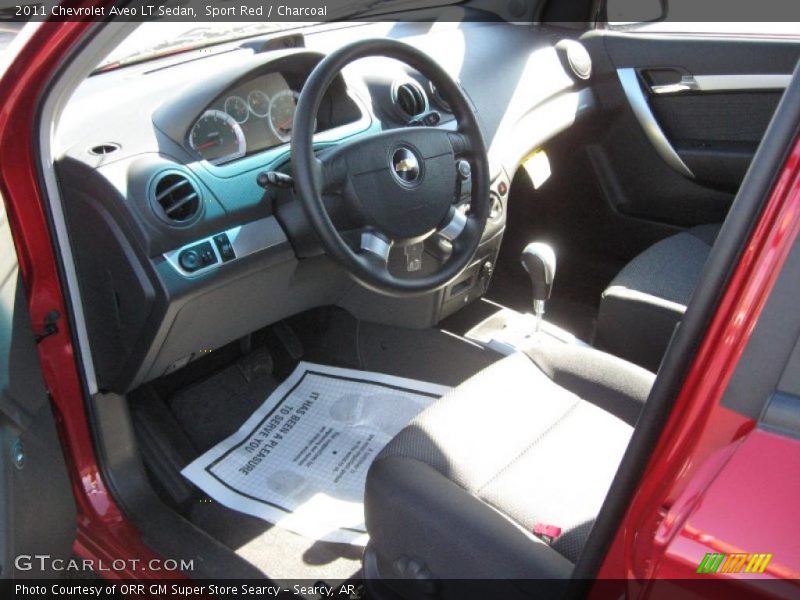 Sport Red / Charcoal 2011 Chevrolet Aveo LT Sedan