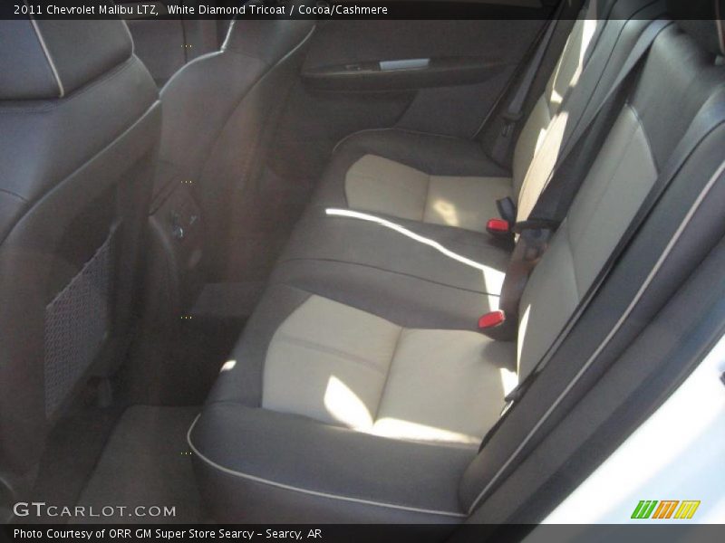 White Diamond Tricoat / Cocoa/Cashmere 2011 Chevrolet Malibu LTZ