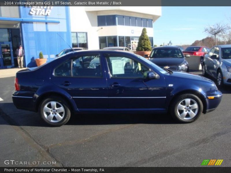 Galactic Blue Metallic / Black 2004 Volkswagen Jetta GLS 1.8T Sedan