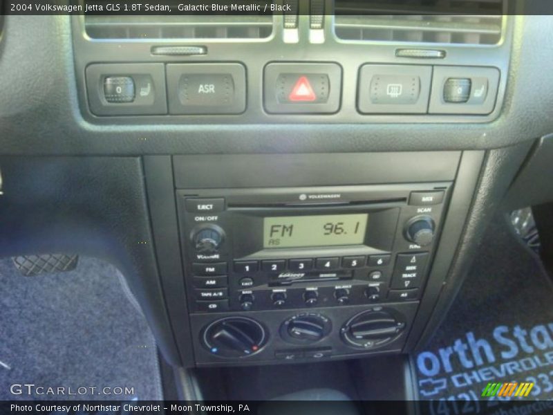 Galactic Blue Metallic / Black 2004 Volkswagen Jetta GLS 1.8T Sedan