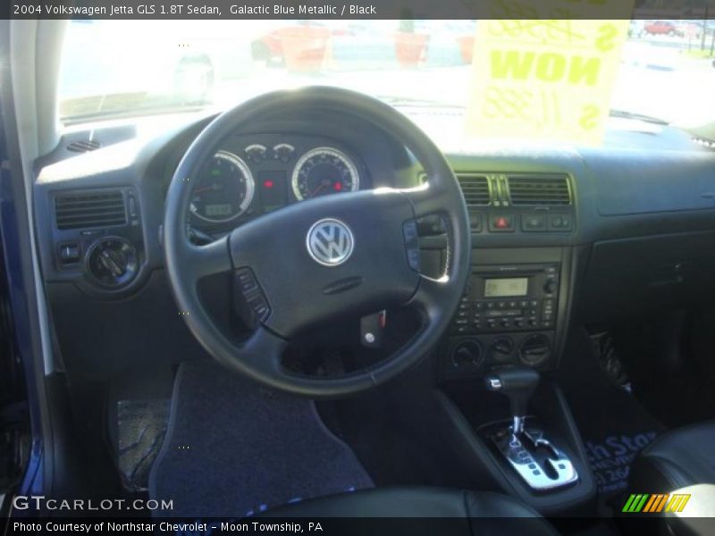 Galactic Blue Metallic / Black 2004 Volkswagen Jetta GLS 1.8T Sedan