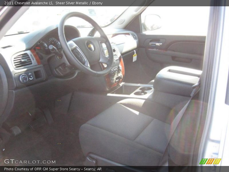 Sheer Silver Metallic / Ebony 2011 Chevrolet Avalanche LS