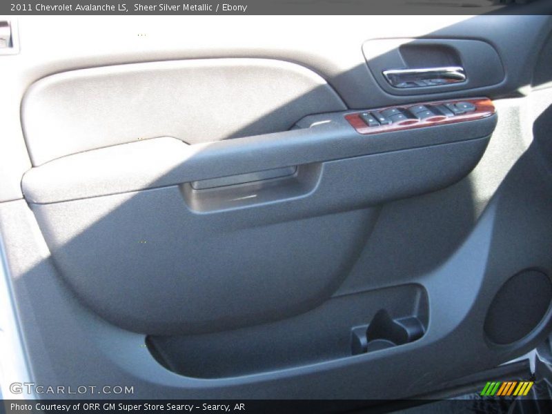 Sheer Silver Metallic / Ebony 2011 Chevrolet Avalanche LS