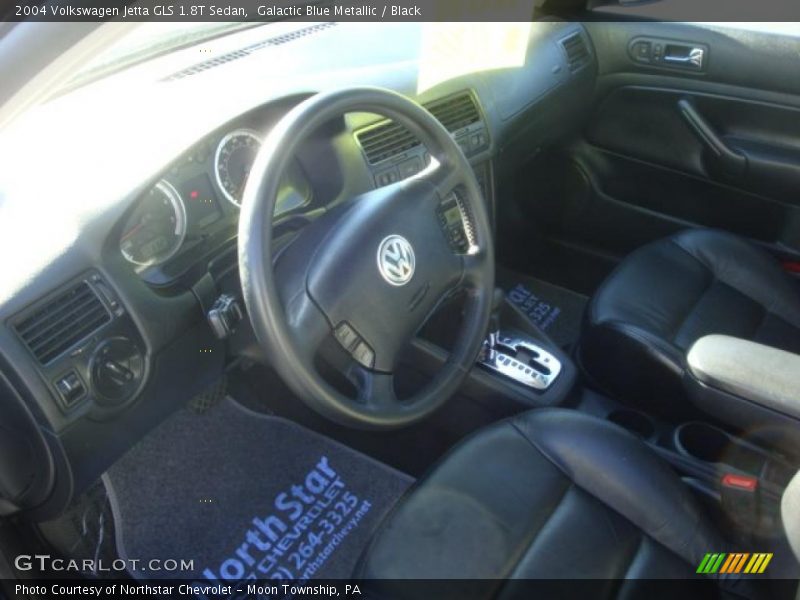 Galactic Blue Metallic / Black 2004 Volkswagen Jetta GLS 1.8T Sedan