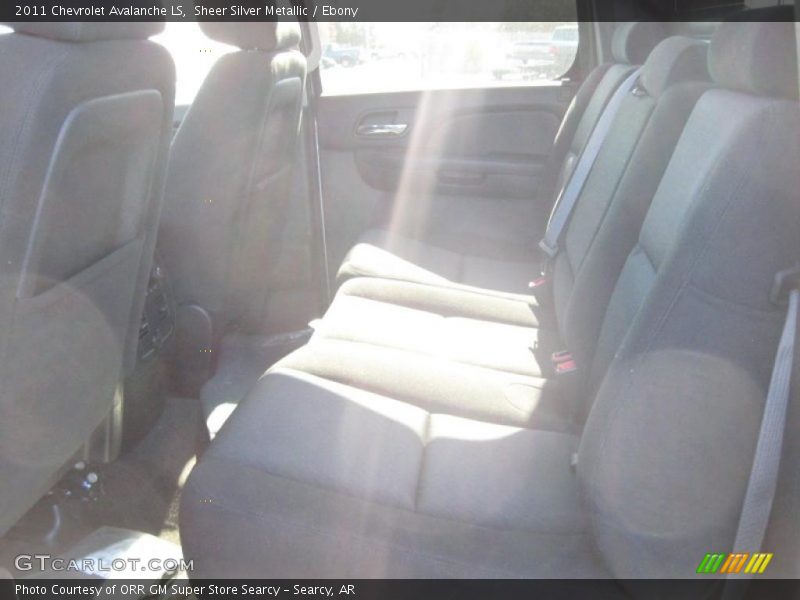 Sheer Silver Metallic / Ebony 2011 Chevrolet Avalanche LS