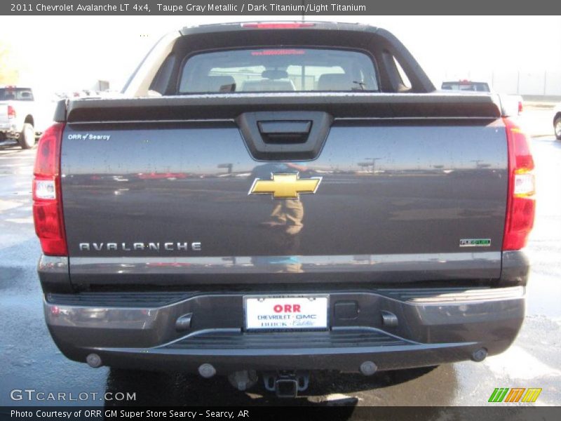 Taupe Gray Metallic / Dark Titanium/Light Titanium 2011 Chevrolet Avalanche LT 4x4