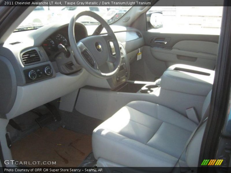 Taupe Gray Metallic / Dark Titanium/Light Titanium 2011 Chevrolet Avalanche LT 4x4