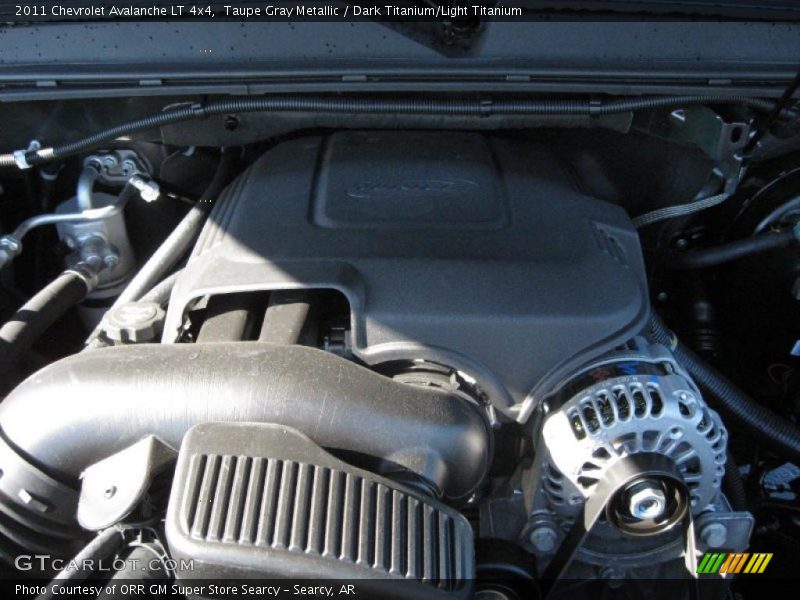 Taupe Gray Metallic / Dark Titanium/Light Titanium 2011 Chevrolet Avalanche LT 4x4