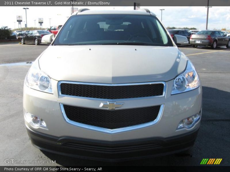 Gold Mist Metallic / Ebony/Ebony 2011 Chevrolet Traverse LT
