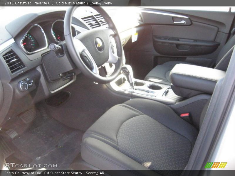 Gold Mist Metallic / Ebony/Ebony 2011 Chevrolet Traverse LT