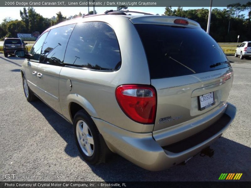 Linen Gold Metallic / Dark Khaki/Light Graystone 2006 Dodge Grand Caravan SXT