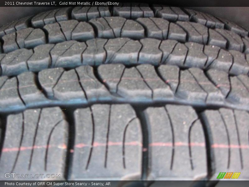 Gold Mist Metallic / Ebony/Ebony 2011 Chevrolet Traverse LT