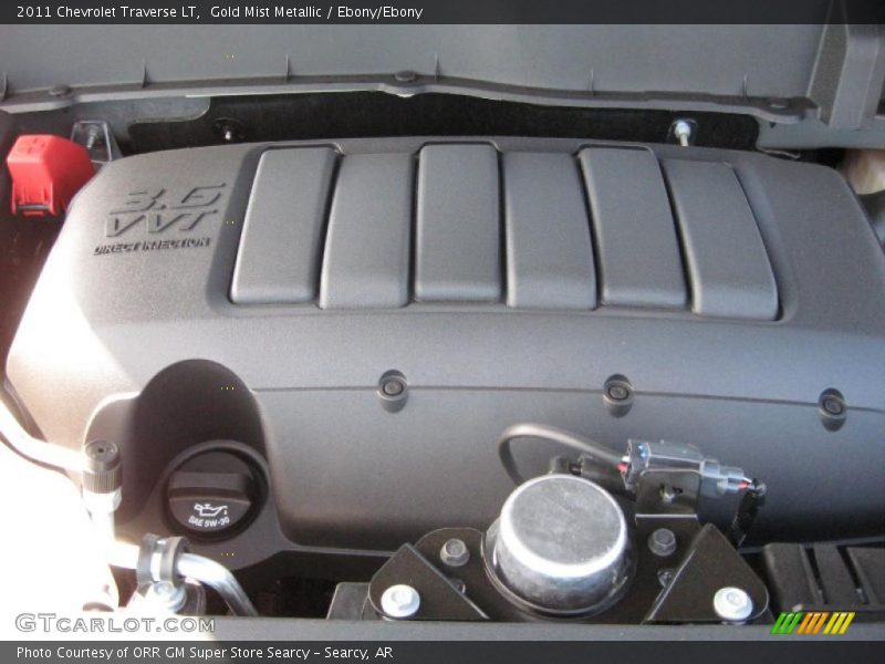 Gold Mist Metallic / Ebony/Ebony 2011 Chevrolet Traverse LT