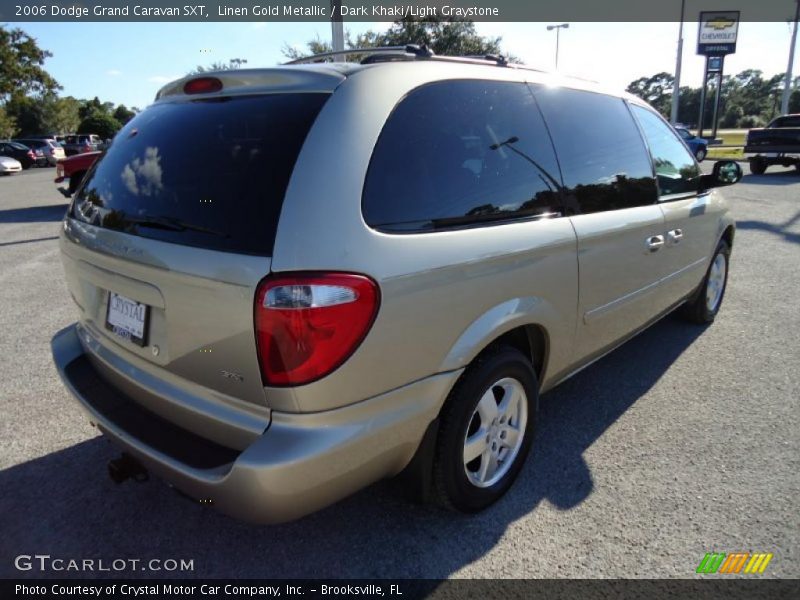 Linen Gold Metallic / Dark Khaki/Light Graystone 2006 Dodge Grand Caravan SXT