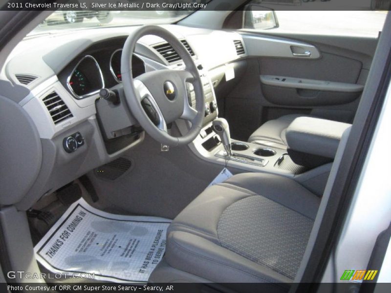 Dark Gray/Light Gray Interior - 2011 Traverse LS 