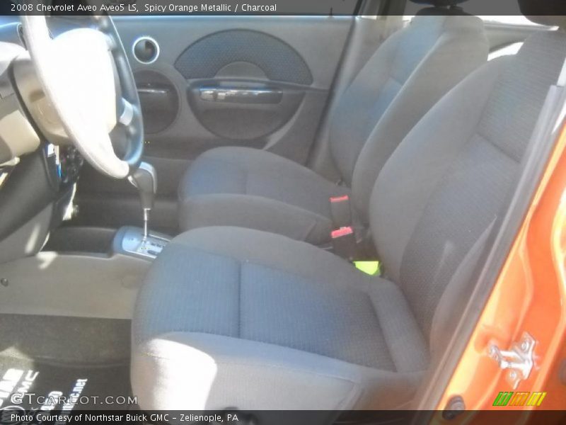 Spicy Orange Metallic / Charcoal 2008 Chevrolet Aveo Aveo5 LS