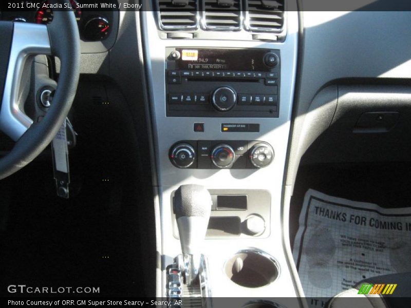 Summit White / Ebony 2011 GMC Acadia SL
