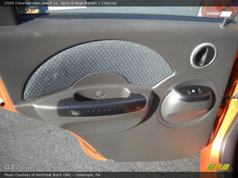 Spicy Orange Metallic / Charcoal 2008 Chevrolet Aveo Aveo5 LS