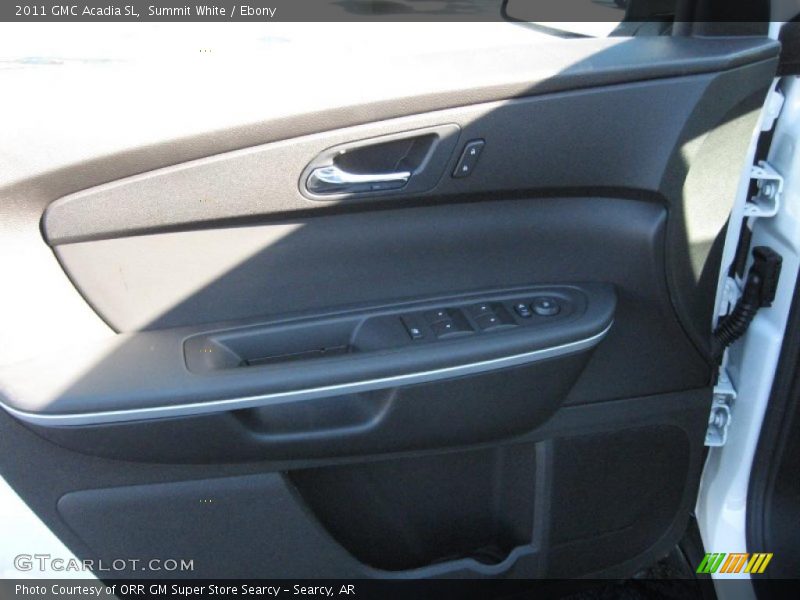 Summit White / Ebony 2011 GMC Acadia SL
