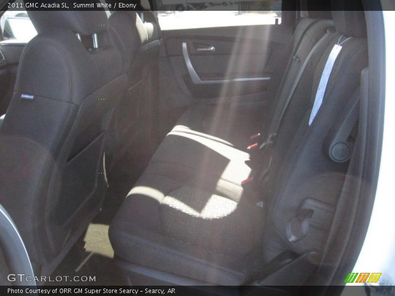 Summit White / Ebony 2011 GMC Acadia SL