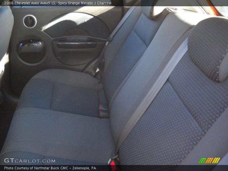 Spicy Orange Metallic / Charcoal 2008 Chevrolet Aveo Aveo5 LS
