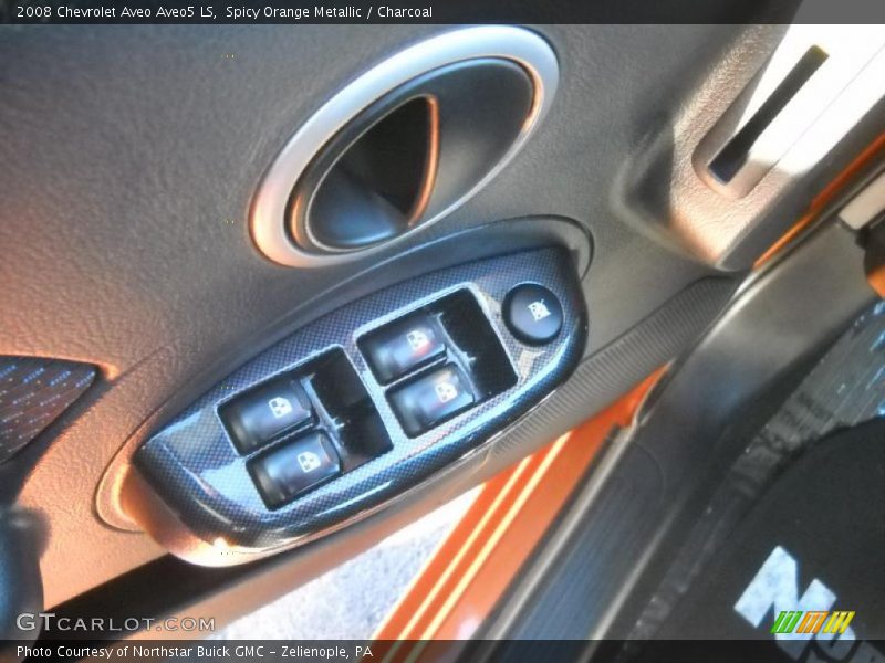 Spicy Orange Metallic / Charcoal 2008 Chevrolet Aveo Aveo5 LS