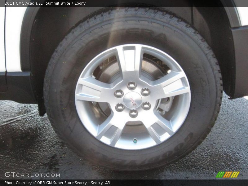 Summit White / Ebony 2011 GMC Acadia SL