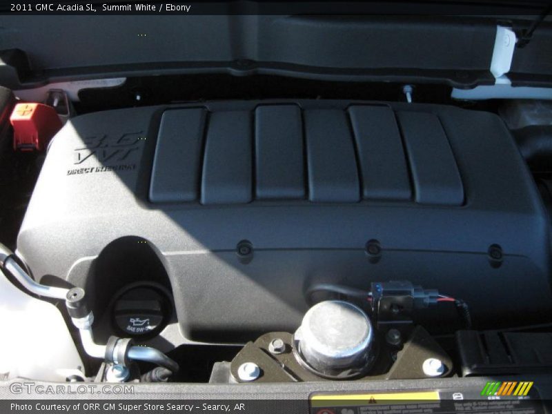 Summit White / Ebony 2011 GMC Acadia SL