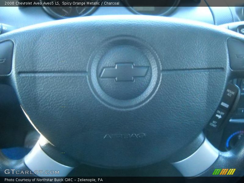 Spicy Orange Metallic / Charcoal 2008 Chevrolet Aveo Aveo5 LS