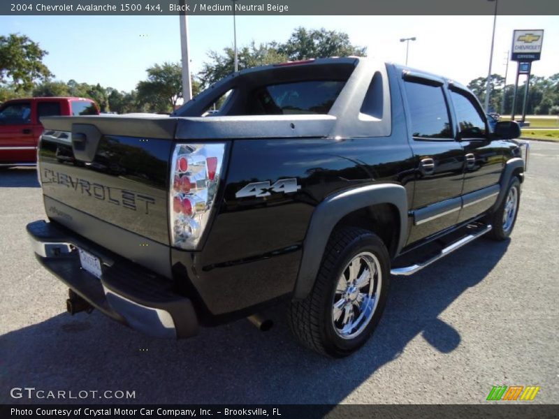 Black / Medium Neutral Beige 2004 Chevrolet Avalanche 1500 4x4