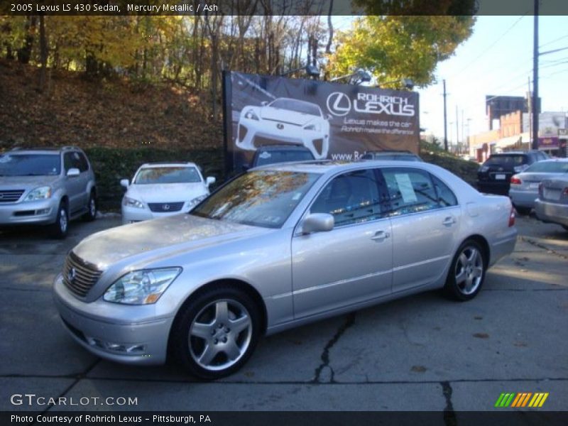 Mercury Metallic / Ash 2005 Lexus LS 430 Sedan